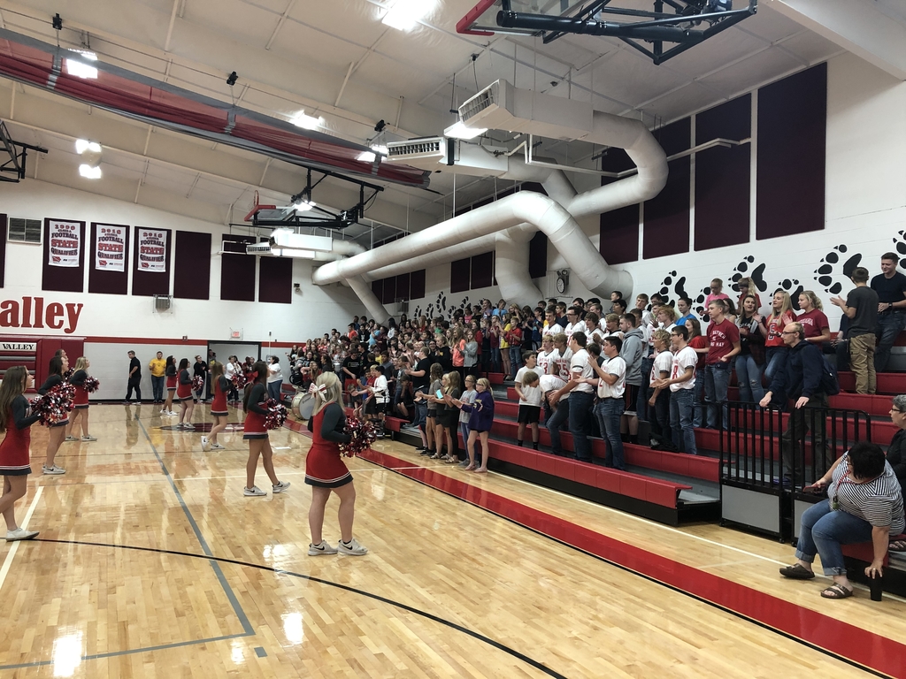 Pep Rally today.  GO WOLVERINES!
